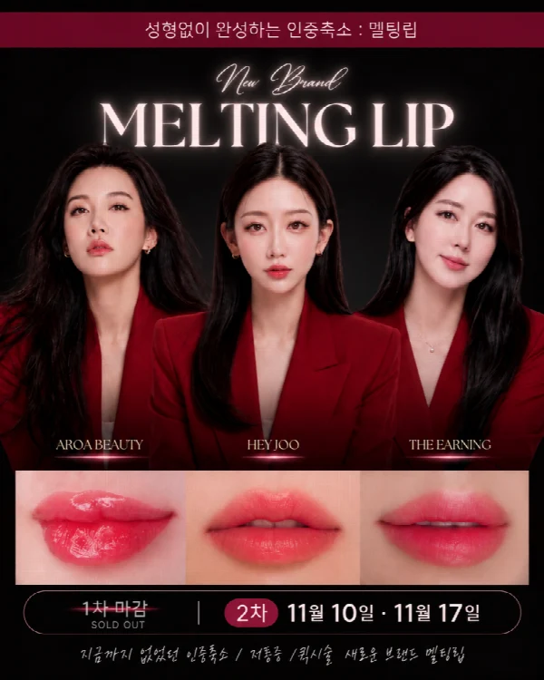 MELTING LIP™ 마스터 클래스 · 2차 포스터